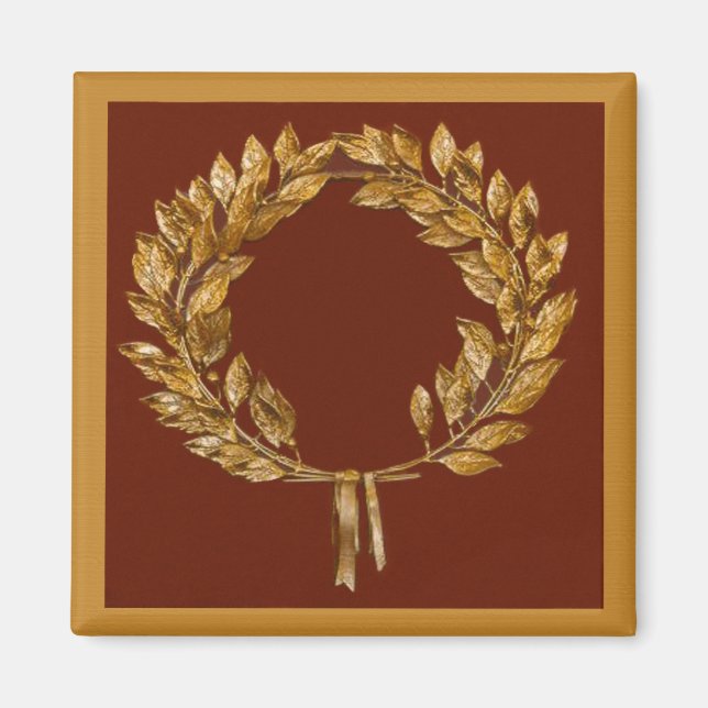 Aimant Golden Laurel Wreath (Devant)