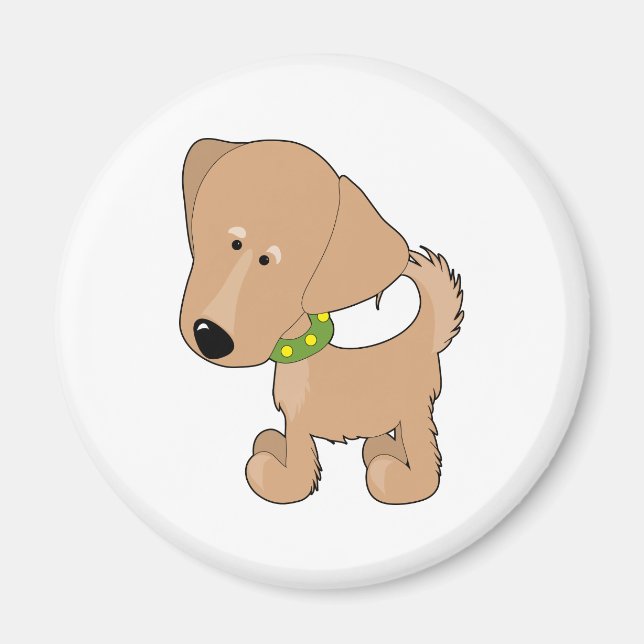 Aimant Golden Retriever (Devant)