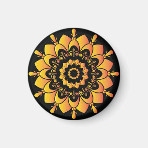 Aimant Golden Unique Mandala Design