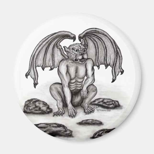 Aimant Golem Gargoyle (Devant)