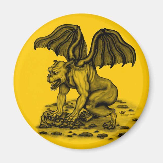 Aimant Golem Gargoyle (Devant)