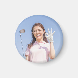 Aimant Golf avec votre propre photo