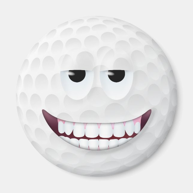 Aimant Golf Ball Face 2 (Devant)