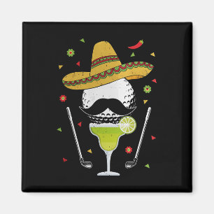 Aimant Golf Byl Cinco De Mayo Avec Sombrero Et Margarita