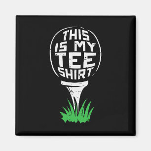 Aimant Golf C'est Mon Tee Shirt Golf Golfeur Papa Hommes