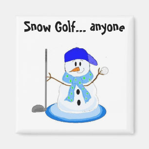Aimant Golf dans la neige