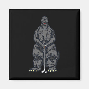 Aimant Golf Golf Japonais Film Dinosaure Monstre Golfe