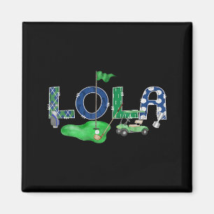 Aimant Golf lola trou en un golf fête garçon 1er annivers