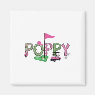 Aimant Golf Poppy Pink Trou En Un Golf 1ère Fille Anniver