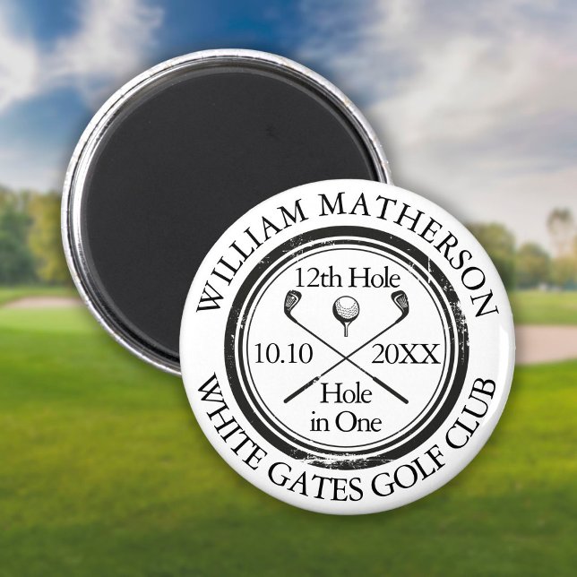 Aimant Golf Troue en Un Classique Personnalisé (Créateur téléchargé)
