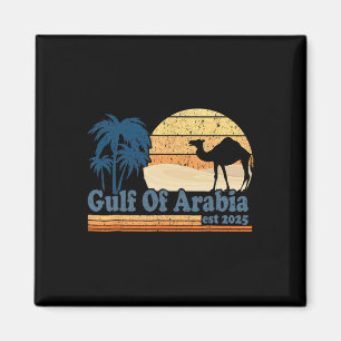 Aimant Golfe d'Arabie Est 2025 Trump Golfe arabique Drôle
