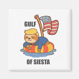 Aimant Golfe de Siesta Drôle Trump Paresseux
