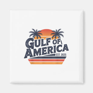 Aimant Golfe Des États-Unis Amérique 2025 Vintage Retro A
