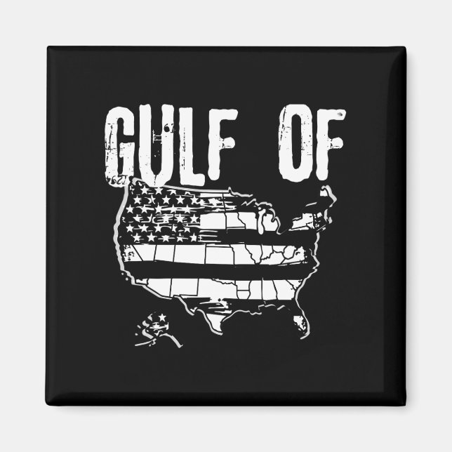 Aimant Golfe Des États-Unis D'Amérique Usa 1 (Devant)