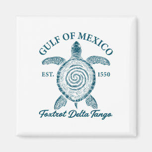 Aimant Golfe Du Mexique Foxtrots Deltas Tangos Golfe Du M