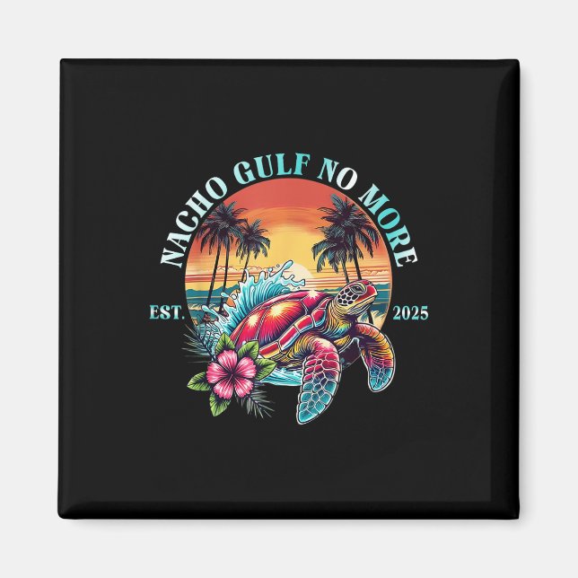 Aimant Golfe Nacho Plus Est 2025 Turtle Golfe De Usa Bea (Devant)