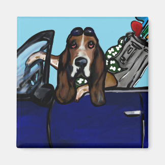 AIMANT GOLFER DE BASSET HOUR