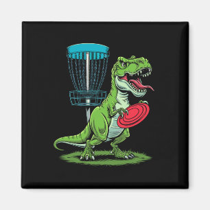 Aimant Golfeur de disque drôle dinosaure T-rex Sket 