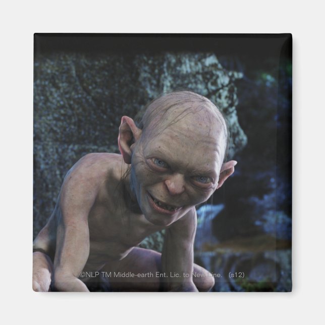 Aimant GOLLUM™ avec sourire (Devant)