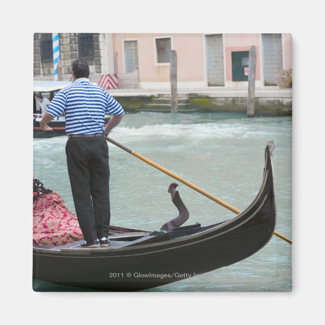 Aimant Gondolas sur le canal de Venise (Devant)