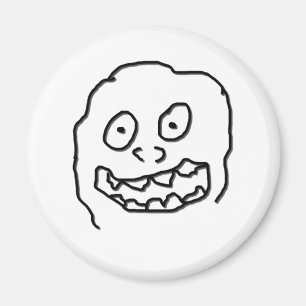 Aimant Goof Doodle Nut 0003 noir et blanc