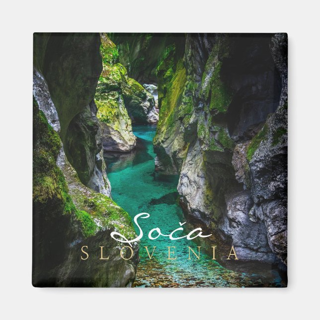 Aimant gorge de Soca en Slovénie (Devant)