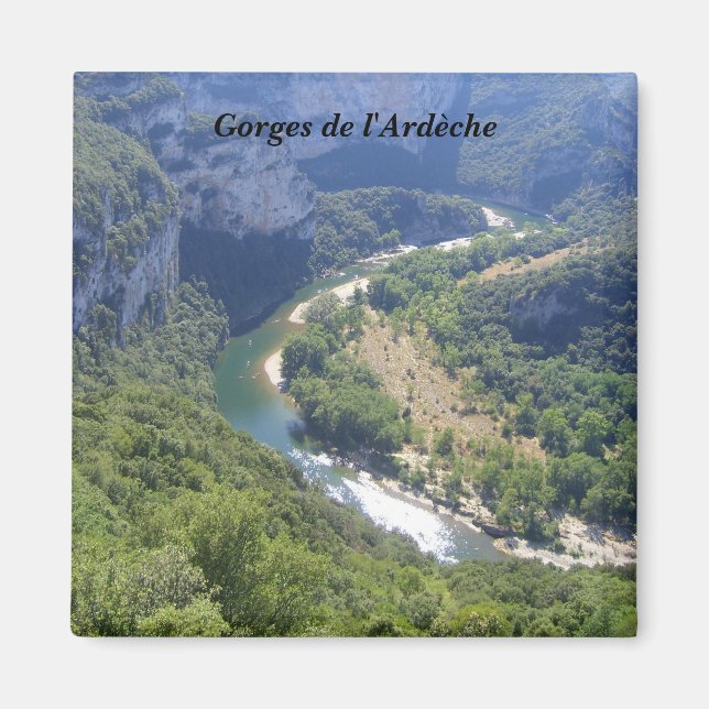 Aimant Gorges de l'Ard�che - (Devant)