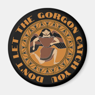 Aimant Gorgon : Coupe en terre cuite kylix Siana