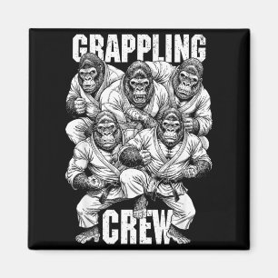 Aimant Gorilla Jiu Jitsu Ju Jutsu MMA BJJ Drôle de Grappl