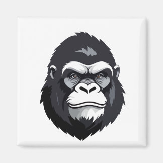 Aimant Gorilla Vector Art Animal Moderne Graphique Urbain