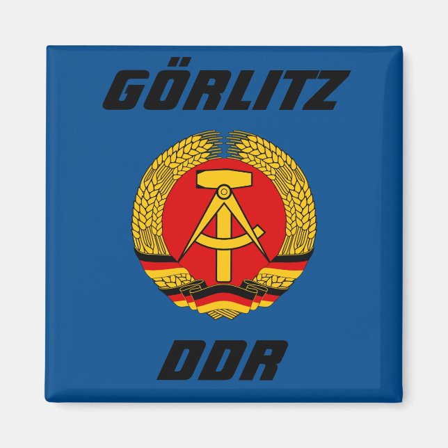 Aimant Gorlitz, Deutsche Demokratische Republik DDR. (Devant)