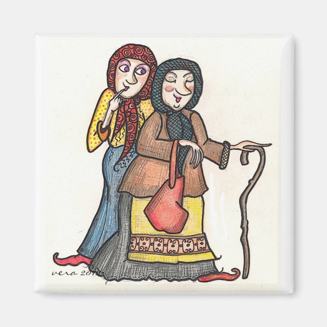 Aimant Gossip Couvre L'Art Populaire Ukrainien (Devant)