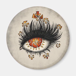 Aimant Goth étrange oeil art sorcier
