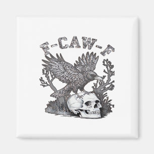 Aimant Gothique Drôle F-Caw-F Humour Corbeau Essentiel Ré