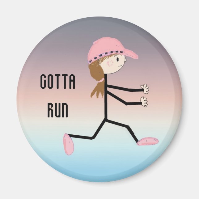 Aimant Gotta Run (Devant)