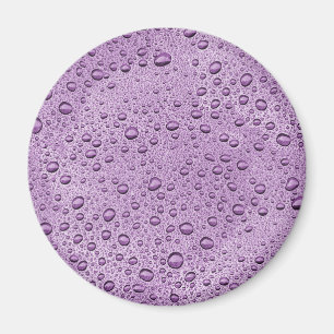 Aimant gouttelettes d'eau violette