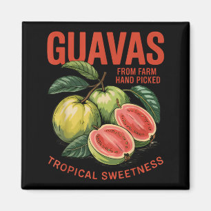 Aimant Goyaves Naturellement Douce Goyave Fruit Vintage R