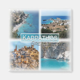 Aimant GR0110 Europe, Grèce, Karpathos, réfrigérateur