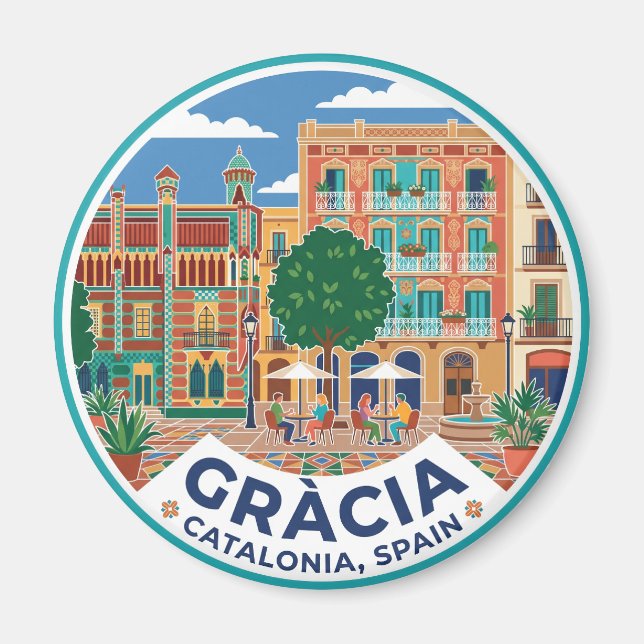 Aimant Gràcia Espagne (Devant)