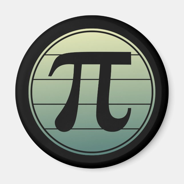 Aimant Gradient | Happy Pi Day Math (Devant)