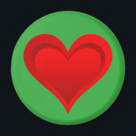 Aimant Gradients RED LOVE HEART   votre backgr. & idées<br><div class="desc">Pretty Hearts Composition par EDDA Fröhlich / EDDArt | Heureux sentiment pour les cadeaux en amour | pour plus de Produits & Designs n'hésitez pas à me contacter : contact@eddart.de ou à jeter un oeil ici : www.zazzle.com/prettypatternarts* et ici : www.zazzle.com/eddartshop* et ici : www.zazzle.de/eddartiful*</div>