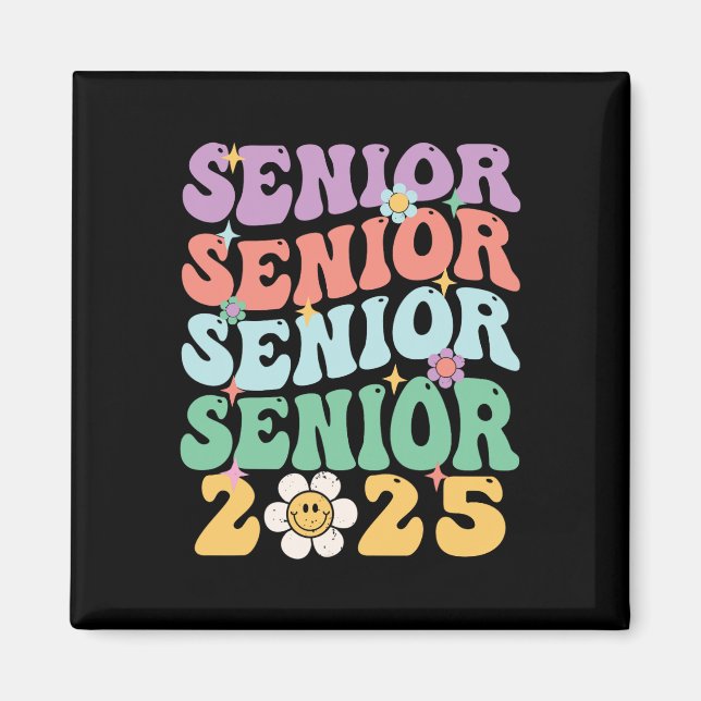 Aimant Graduation Cl Of 2025 Senior 2025 (Devant)