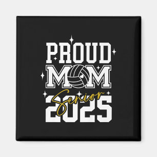 Aimant Graduation secondaire 2025 Volleyball Maman Lycée