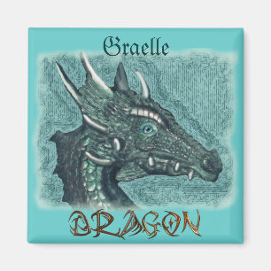 Aimant Graelle la magie Elle Dragon Imaginaire Art