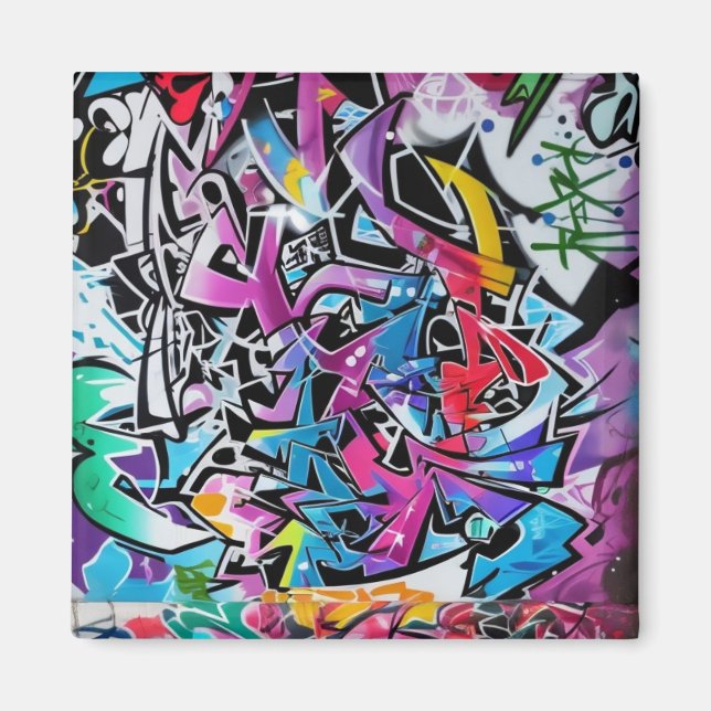 Aimant Grafetti urbain (Devant)