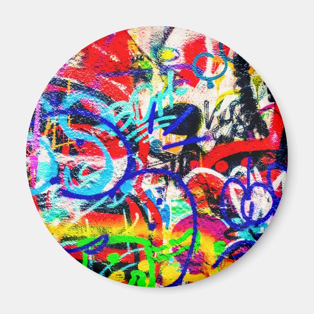 Aimant Graffiti Gritty Crazy (Devant)