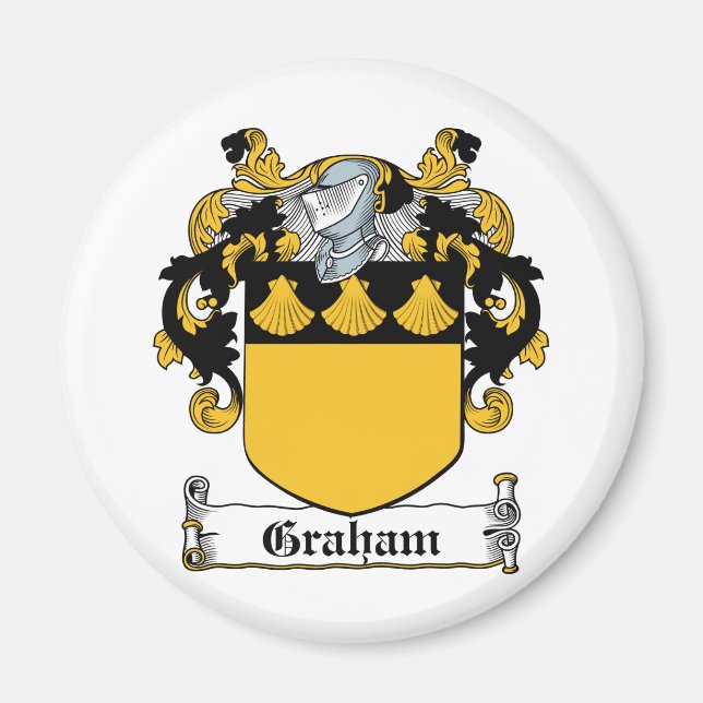Aimant Graham Family Crest (Devant)