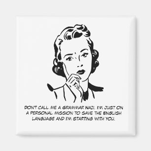 Aimant Grammaire Sarcastique Nazi