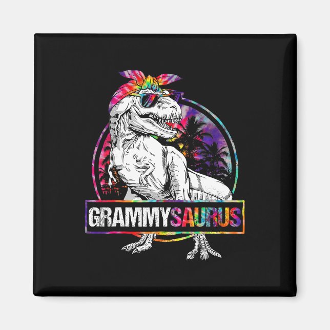 Aimant Grammysaurus dinosaure Grammy Saurus famille appar (Devant)