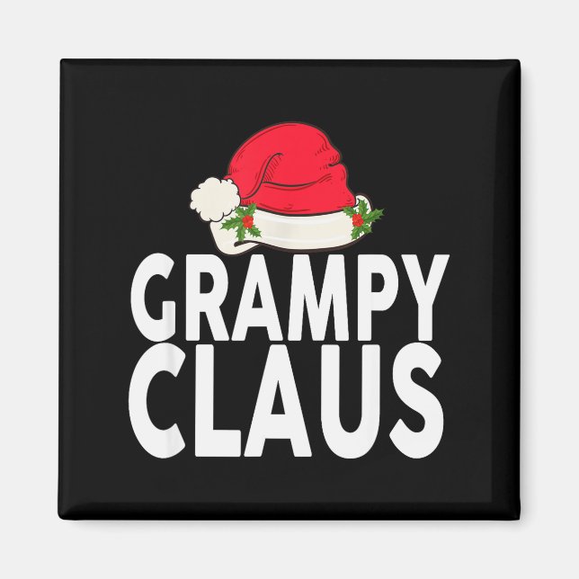 Aimant Grampy Claus Christmas Family Group Matching Pajam (Devant)